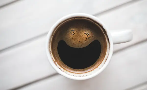 コーヒーで笑顔